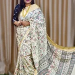 Elegant Off-White Silk Gift Item Saree