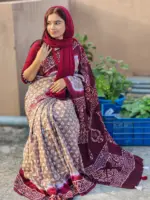 Gift Idea Batik Silk Saree Combo - Image 2