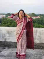 Gift Idea Batik Silk Saree Combo - Image 4