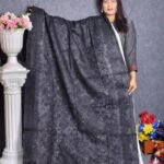 Hand Work Solid Black Orna