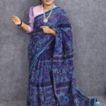 blue saree