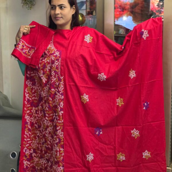 red color dress