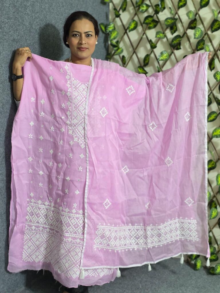 baby pink Gujrati 2pis
